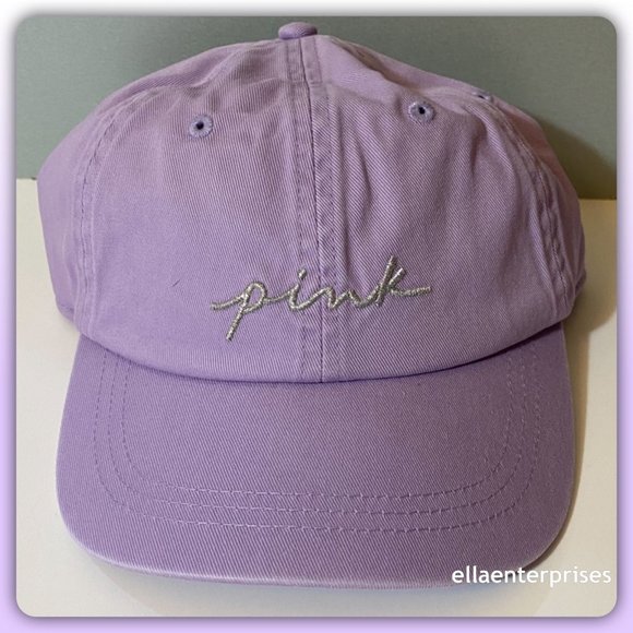 VS Pink Hat Purple Silver Baseball Cap - Picture 1 of 5